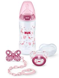 Комплект Nuk First Choice, 300 мл, 0 мес.