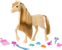Игрушечная лошадка Mattel Barbie The Great Horse Chase, коричневый цв.
