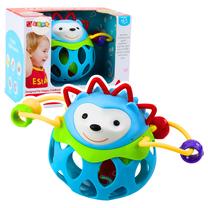 Izglītojoša bumba, ezis Lean Toys 22793, 12 cm, daudzkrāsaina