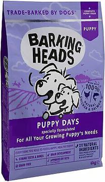 Сухой корм для собак Barking Heads Puppy Days BPY6, курица/лосось, 6 кг