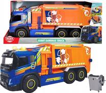 Игрушечный мусоровоз Simba Dickie Toys City Giant Garbage Truck 374-9037, синий цв./oранжевый цв.