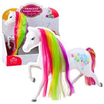 Žaislinė figūrėlė, arklys Lean Toys Princess Pumpkin Carriage, 28.5 cm, balta sp./įvairių spalvų