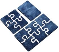 Комплект ковриков для ванны Foutastic Puzzle 359CHL3212, многоцветный, 60 см x 100 см