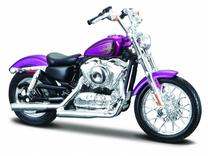 Игрушечный мотоцикл Maisto Harley Davidson 2013 XL 1200V, 1:18, фиолетовый цв.