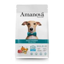 Sausas šunų maistas Amanova Adult Exigent, kiauliena, 2 kg