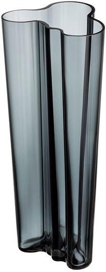 Vaza Iittala Alvar Aalto, 25.5 cm, pilka sp.