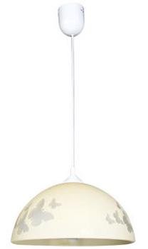 Valgusti rippuv Lamkur Butterfly LM-1.3/6ZOLTY, E27, 1 x 60 W, kollane v. / valge v.