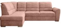 Kampinė sofa Siber Nube 24, rožinė sp., kairinė, 186 x 270 cm x 93 cm