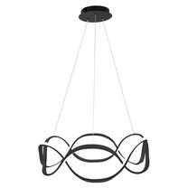 Valgusti rippuv TooLight Twist, LED, 1 x 70 W, valge v. / must v., 63 x 19 cm