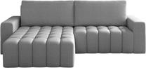 Kampinė sofa Bonett Grande 81, pilka sp., kairinė, 175 x 250 cm x 92 cm