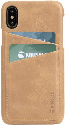 Telefono dėklas Krusell, šviesiai ruda sp., Apple
