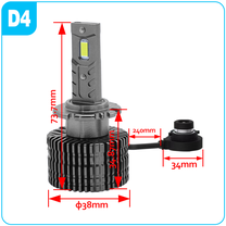 Auto spuldze, led, melna krās., 12 V