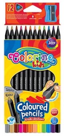 Spalvoti pieštukai Colorino Coloured Pencils, 12 vnt.