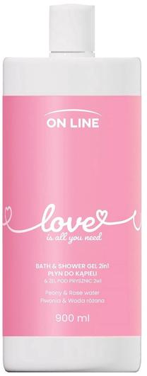 Желе для ванны On Line Love is All You Need, 900 мл