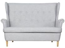 Sofa Bodzio Werina TWE2-N2, balta sp./pilka sp./šviesiai pilka sp., 95 x 149 cm x 101 cm