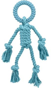 Žaislas šuniui, virvinis Trixie Rope Figure 34700, 26 cm, mėlyna sp.