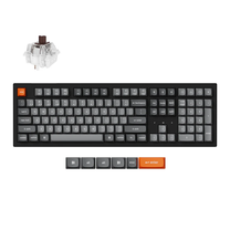 Belaidė žaidimų klaviatūra Keychron K10 Max Wireless K10M-H3 Keychron Super Brown, Anglų (US), juoda sp.