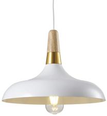 Valgusti rippuv GTV Skandi 7504 OS-SKAN4-00-DEC, E27, 1 x 40 W, valge v. / kuldne v.