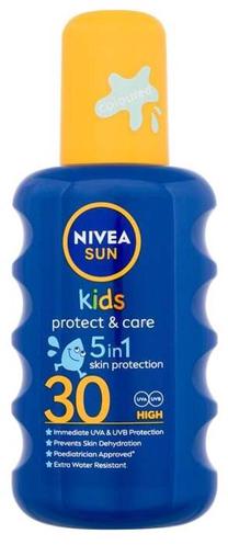 Losjonas įdegio priežiūrai kūnui/veidui Nivea Sun Kids 5in1 SPF30, 200 ml