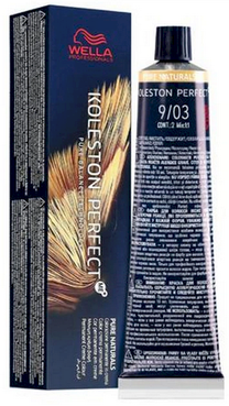 Matu krāsa Wella Professionals Koleston Perfect ME+, blonde krās., 9/03, 60 ml
