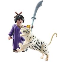 Фигурка-игрушка Playmobil Fighter With Tiger 70382, 6 шт., многоцветный