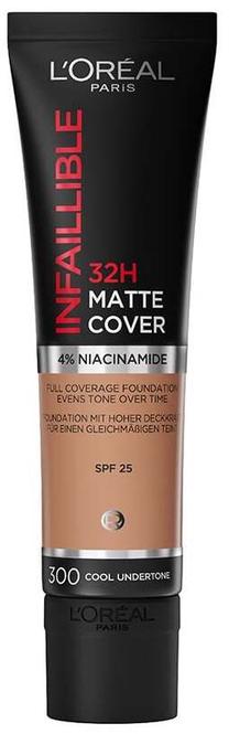 Skystas makiažo pagrindas L’Oréal Paris Infaillible 32H, 300 cool undertone, 30 ml