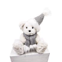 Kalėdinė dekoracija Christmas Touch Bear, balta sp.