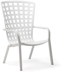Lauko kėdė Nardi Folio, balta sp., 92.5 cm x 72 cm x 106.5 - 113 cm