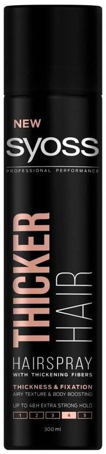 Plaukų lakas Schwarzkopf SYOSS Thicker Hair, 300 ml