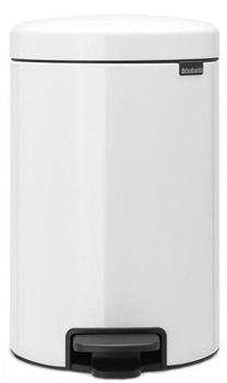 Šiukšliadėžė Brabantia NewIcon, balta sp., 12 l, 40 cm x 24 cm