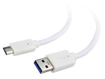 Vads Gembird USB-C / USB USB C male, USB 2.0 A male, 0.1 m, balta krās.