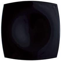 Lėkštė Luminarc Quadrato, Ø 26 cm, juoda sp.