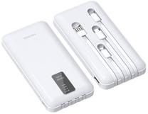 Lādētājs-akumulators (Power bank) Kaku, 10000 mAh, balta krās.