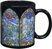 Krūzīte Paladone The Legend of Zelda - Link Heat Change Mug, melna krās.