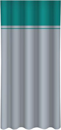 Nakts aizkari ZMH-141, pelēka krās./tumša tirkīza krās., 160 cm x 270 cm