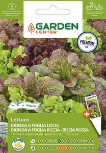 Sėklos Garden Center, salotos Bionda a Foglia Riccia/Biscia Rossa, 5 g