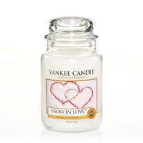 Svece, aromātiskā Yankee Candle, 110 h, balta krās.