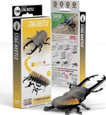 3D пазл Stag Beetle, 8 см x 2.2 см, 34 шт., многоцветный
