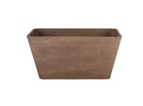 Puķu pods HMF60, spw, 60 cm x 30 cm, Ø 60 cm, brūna krās.