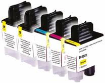 Rašalinio spausdintuvo kasetė Uprint B-900-PACK, mėlyna sp./juoda sp./raudona sp.