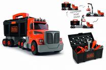Игрушечный грузовик Smoby Black&Decker Bricolo Truck 360175, черный цв./oранжевый цв.