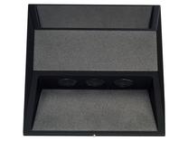 Õue seinavalgusti Futura THK-052747, 1W, LED, IP65, must v., 16 cm x 16 cm