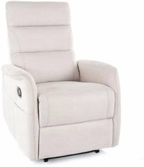 Atlošiamas krėslas Solon M Brego, šviesiai smėlinė, 86 cm x 74 cm x 106 cm