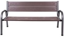Lauko suoliukas Patio, antracito sp./ruda sp., 74 cm x 170 cm x 86 cm