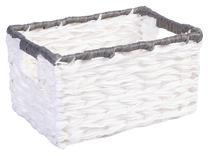 Korv Canico THK-078250, plastik, 30 cm x 20 cm, valge v./hall v.