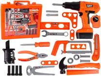 Bērnu darbarīku komplekts Tool Set 13352, oranža krās.
