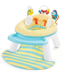 Aktyvumo centras Skip Hop Explore & More 2in1 Activity Floor Seat, 62.2 cm x 49.7 cm, mėlyna sp./geltona sp.