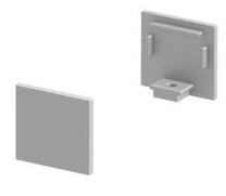 LED profilio galinis dangtelis SLV Grazia 10 Flat Version 1000478, pilka sp., IP20