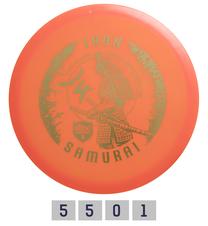 Диск для гольфа Discmania Iron Samurai 4 Eagle Mcmahon 5/5/0/1 851DM952068OR, oранжевый цв.
