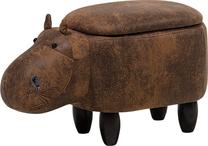 Pufas Beliani Hippo, ruda sp., 60 cm x 32 cm x 35 cm